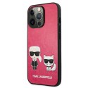 Karl Lagerfeld KLHCP13LPCUSKCP iPhone13 Pro / 13 6,1" fuksja/fuchsia hardcase Ikonik Karl & Choupette