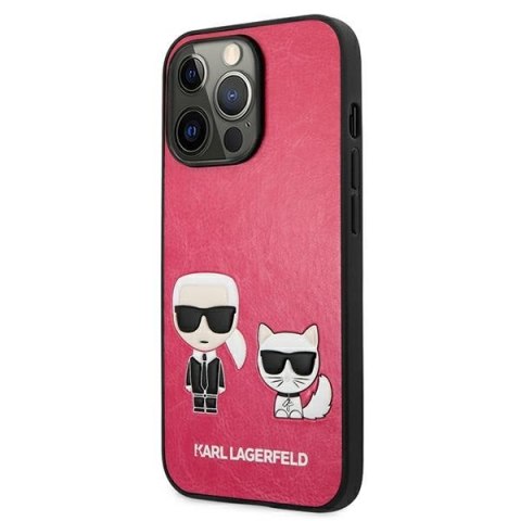 Karl Lagerfeld KLHCP13LPCUSKCP iPhone13 Pro / 13 6,1" fuksja/fuchsia hardcase Ikonik Karl & Choupette