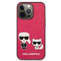 Karl Lagerfeld KLHCP13LPCUSKCP iPhone13 Pro / 13 6,1" fuksja/fuchsia hardcase Ikonik Karl & Choupette