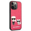 Karl Lagerfeld KLHCP13LPCUSKCP iPhone13 Pro / 13 6,1" fuksja/fuchsia hardcase Ikonik Karl & Choupette