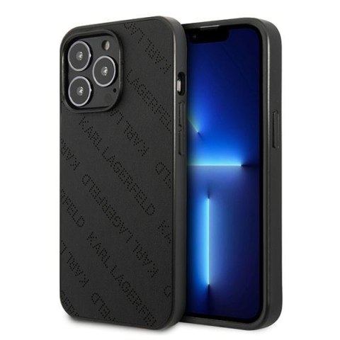 Karl Lagerfeld KLHCP13LPTLK iPhone 13Pro / 13 6,1" hardcase czarny/black Perforated Allover