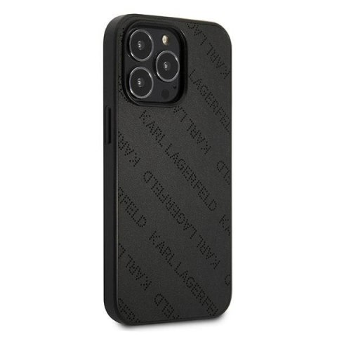 Karl Lagerfeld KLHCP13LPTLK iPhone 13Pro / 13 6,1" hardcase czarny/black Perforated Allover