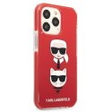 Karl Lagerfeld KLHCP13LTPE2TR iPhone 13Pro / 13 6,1" hardcase czerwony/red Karl&Choupette Head