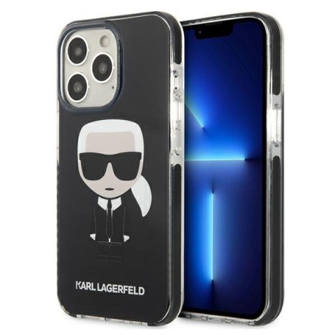 Karl Lagerfeld KLHCP13LTPEIKK iPhone 13Pro / 13 6,1" hardcase czarny/black Iconik Karl