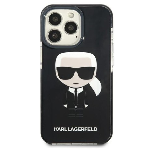 Karl Lagerfeld KLHCP13LTPEIKK iPhone 13Pro / 13 6,1" hardcase czarny/black Iconik Karl