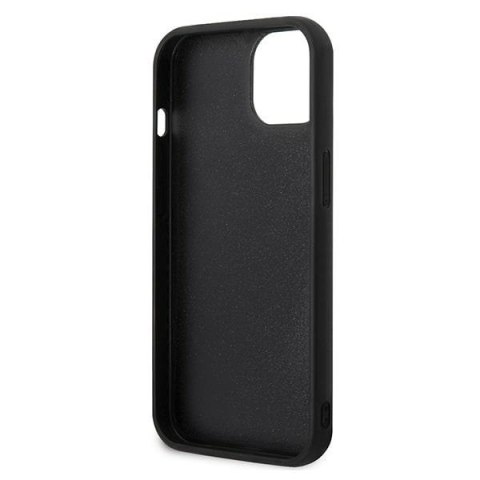 Karl Lagerfeld KLHCP13M3DKPK iPhone 13 / 14 / 15 6,1" czarny/black hardcase Ikonik Patch