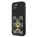 Karl Lagerfeld KLHCP13MCANCNK iPhone 13 / 14 / 15 6,1" hardcase czarny/black Karlimals Cardslot
