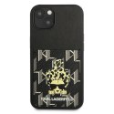 Karl Lagerfeld KLHCP13MCANCNK iPhone 13 / 14 / 15 6,1" hardcase czarny/black Karlimals Cardslot