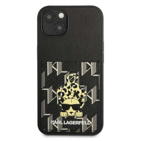 Karl Lagerfeld KLHCP13MCANCNK iPhone 13 / 14 / 15 6,1" hardcase czarny/black Karlimals Cardslot