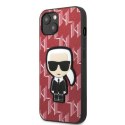 Karl Lagerfeld KLHCP13MPMNIKPI iPhone 13 / 14 6,1" hardcase czerwony/red Monogram Ikonik Patch