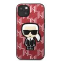 Karl Lagerfeld KLHCP13MPMNIKPI iPhone 13 / 14 6,1" hardcase czerwony/red Monogram Ikonik Patch