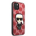 Karl Lagerfeld KLHCP13MPMNIKPI iPhone 13 / 14 6,1" hardcase czerwony/red Monogram Ikonik Patch