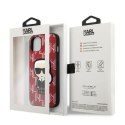 Karl Lagerfeld KLHCP13MPMNIKPI iPhone 13 / 14 6,1" hardcase czerwony/red Monogram Ikonik Patch