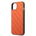 Karl Lagerfeld KLHCP13MPTLO iPhone 13/ 14 / 15 6,1" hardcase pomarańczowy/orange Perforated Allover