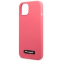 Karl Lagerfeld KLHCP13MSLMP1PI iPhone 13 / 14 / 15 6,1" hardcase fuksja/fuchsia Silicone Plaque