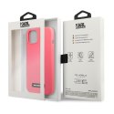 Karl Lagerfeld KLHCP13MSLMP1PI iPhone 13 / 14 / 15 6,1" hardcase fuksja/fuchsia Silicone Plaque