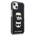 Karl Lagerfeld KLHCP13MTPE2TK iPhone 13/ 14 / 15 6,1" hardcase czarny/black Karl&Choupette Head