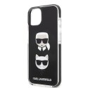 Karl Lagerfeld KLHCP13MTPE2TK iPhone 13/ 14 / 15 6,1" hardcase czarny/black Karl&Choupette Head