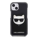 Karl Lagerfeld KLHCP13MTPECK iPhone 13/ 14 / 15 6,1" hardcase czarny/black Choupette Head