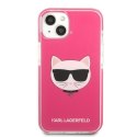 Karl Lagerfeld KLHCP13MTPECPI iPhone 13 / 14 / 15 6,1" hardcase fuksja/fuschia Choupette Head
