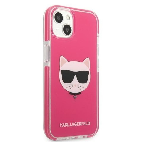 Karl Lagerfeld KLHCP13MTPECPI iPhone 13 / 14 / 15 6,1" hardcase fuksja/fuschia Choupette Head