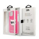 Karl Lagerfeld KLHCP13MTPECPI iPhone 13 / 14 / 15 6,1" hardcase fuksja/fuschia Choupette Head