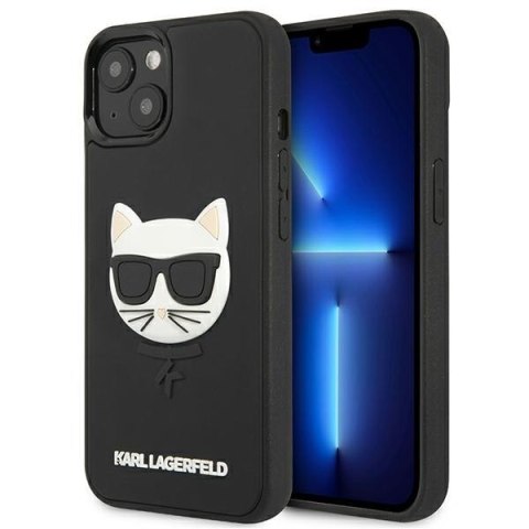 Karl Lagerfeld KLHCP13SCH3DBK 13 mini5,4" czarny/black hardcase 3D Rubber Choupette