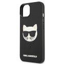 Karl Lagerfeld KLHCP13SCH3DBK 13 mini5,4" czarny/black hardcase 3D Rubber Choupette