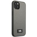 Karl Lagerfeld KLHCP13SSFMP2DG iPhone 13mini 5,4" hardcase srebrny/silver Saffiano Plaque