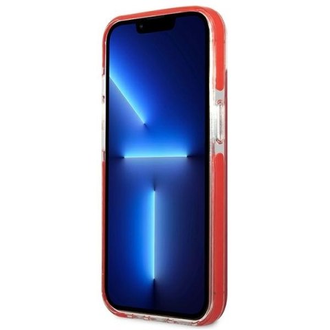 Karl Lagerfeld KLHCP13STPE2TR iPhone 13mini 5,4" hardcase czerwony/red Karl&Choupette Head