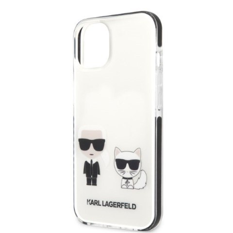 Karl Lagerfeld KLHCP13STPEKCW iPhone 13 mini 5,4" hardcase biały/white Karl&Choupette