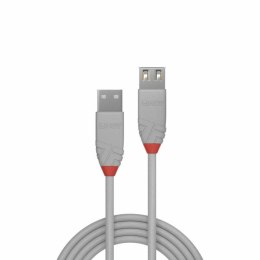 Kabel USB LINDY 36713 2 m Czarny Szary