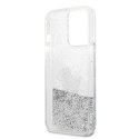 Karl Lagerfeld KLHCP13XGCFS iPhone 13Pro Max 6,7" srebrny/silver hardcase Liquid Glitter Choupette Fun