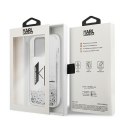 Karl Lagerfeld KLHCP14LLBKLCS iPhone 14Pro 6,1" srebrny/silver hardcase Liquid Glitter Big KL