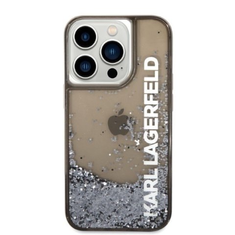 Karl Lagerfeld KLHCP14LLCKVK iPhone 14 Pro 6,1" czarny/black hardcase Liquid Glitter Elong
