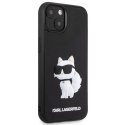 Karl Lagerfeld KLHCP14M3DRKHNK iPhone 14Plus / 15 Plus 6.7" czarny/black hardcase Rubber Choupette 3D