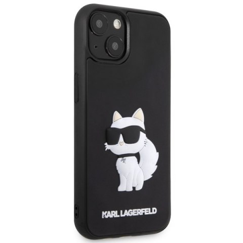 Karl Lagerfeld KLHCP14M3DRKHNK iPhone 14Plus / 15 Plus 6.7" czarny/black hardcase Rubber Choupette 3D