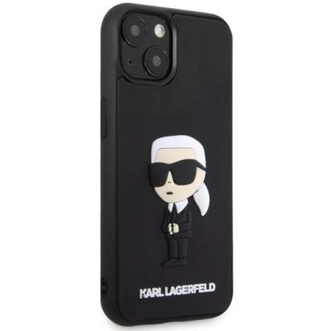 Karl Lagerfeld KLHCP14M3DRKINK iPhone 14Plus / 15 Plus 6.7" czarny/black hardcase Rubber Ikonik 3D