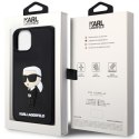 Karl Lagerfeld KLHCP14M3DRKINK iPhone 14Plus / 15 Plus 6.7" czarny/black hardcase Rubber Ikonik 3D