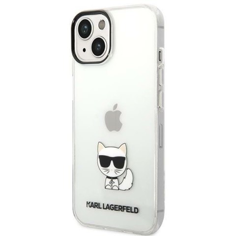 Karl Lagerfeld KLHCP14MCTTR iPhone 14Plus / 15 Plus 6,7" hardcase przeźroczysty/transparent Choupette Body