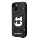Karl Lagerfeld KLHCP14MG2CPK iPhone 14 Plus / 15 Plus 6,7" czarny/black hardcase Glitter Choupette Patch