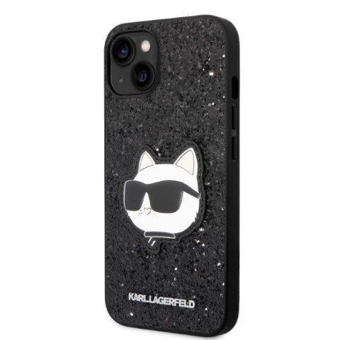 Karl Lagerfeld KLHCP14MG2CPK iPhone 14 Plus / 15 Plus 6,7" czarny/black hardcase Glitter Choupette Patch