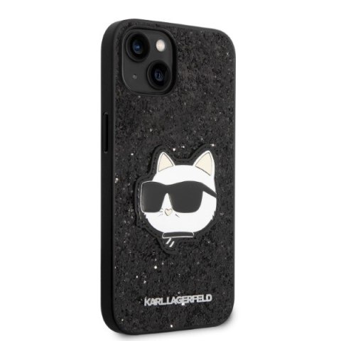 Karl Lagerfeld KLHCP14MG2CPK iPhone 14 Plus / 15 Plus 6,7" czarny/black hardcase Glitter Choupette Patch