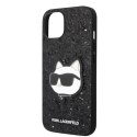 Karl Lagerfeld KLHCP14MG2CPK iPhone 14 Plus / 15 Plus 6,7" czarny/black hardcase Glitter Choupette Patch