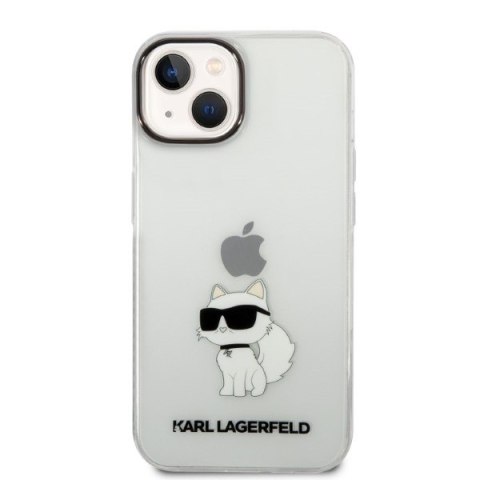 Karl Lagerfeld KLHCP14MHNCHTCT iPhone 14 Plus / 15 Plus 6,7" transparent hardcase Ikonik Choupette