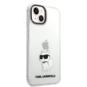 Karl Lagerfeld KLHCP14MHNCHTCT iPhone 14 Plus / 15 Plus 6,7" transparent hardcase Ikonik Choupette