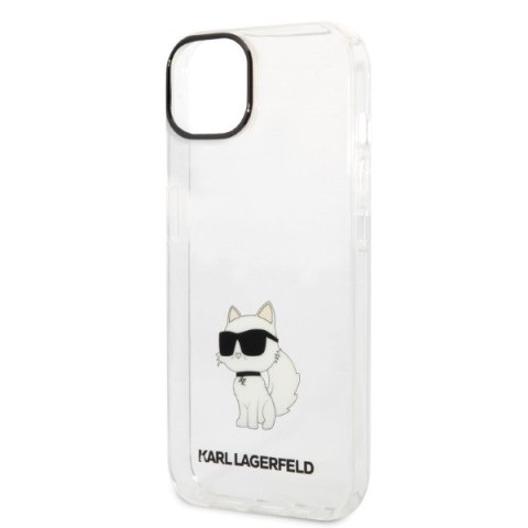 Karl Lagerfeld KLHCP14MHNCHTCT iPhone 14 Plus / 15 Plus 6,7" transparent hardcase Ikonik Choupette