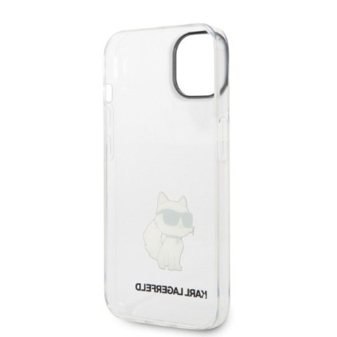 Karl Lagerfeld KLHCP14MHNCHTCT iPhone 14 Plus / 15 Plus 6,7" transparent hardcase Ikonik Choupette