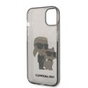 Karl Lagerfeld KLHCP14MHNKCTGK iPhone 14 Plus / 15 Plus 6,7" czarny/black hardcase Glitter Karl&Choupette
