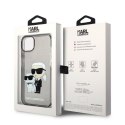 Karl Lagerfeld KLHCP14MHNKCTGK iPhone 14 Plus / 15 Plus 6,7" czarny/black hardcase Glitter Karl&Choupette